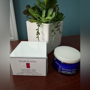 NIB sealed Elizabeth Arden Good Night’s Sleep Restoring Cream, 1.7 ounce.